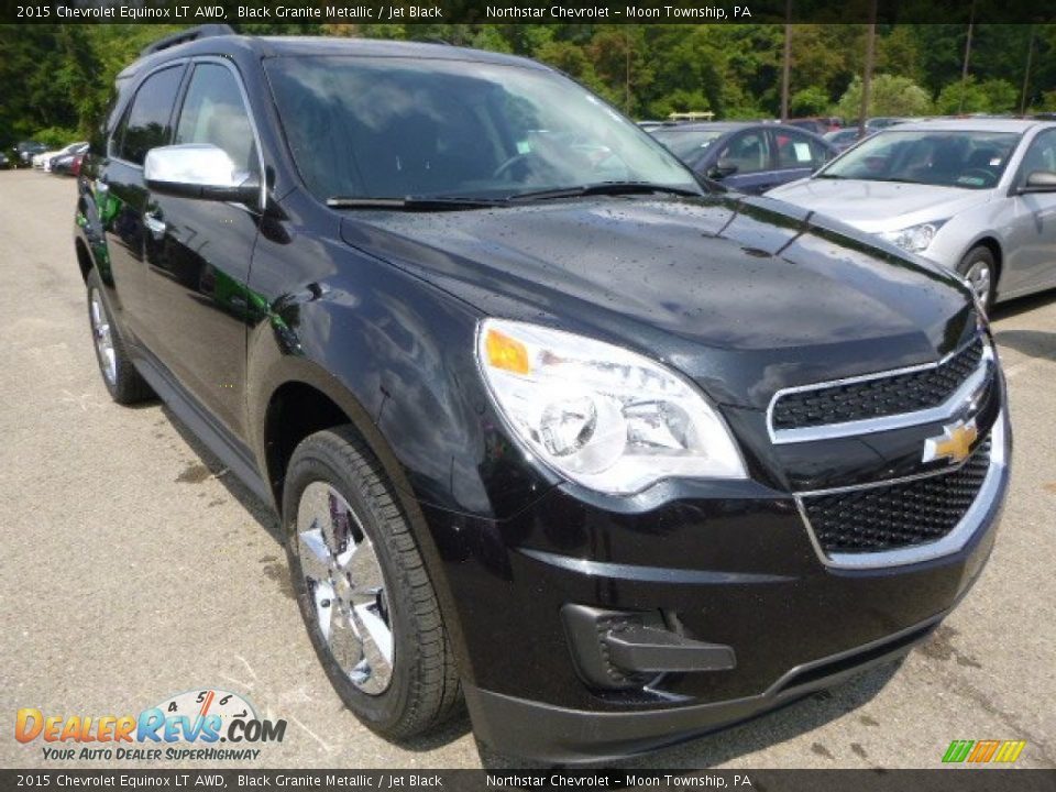 2015 Chevrolet Equinox LT AWD Black Granite Metallic / Jet Black Photo #7