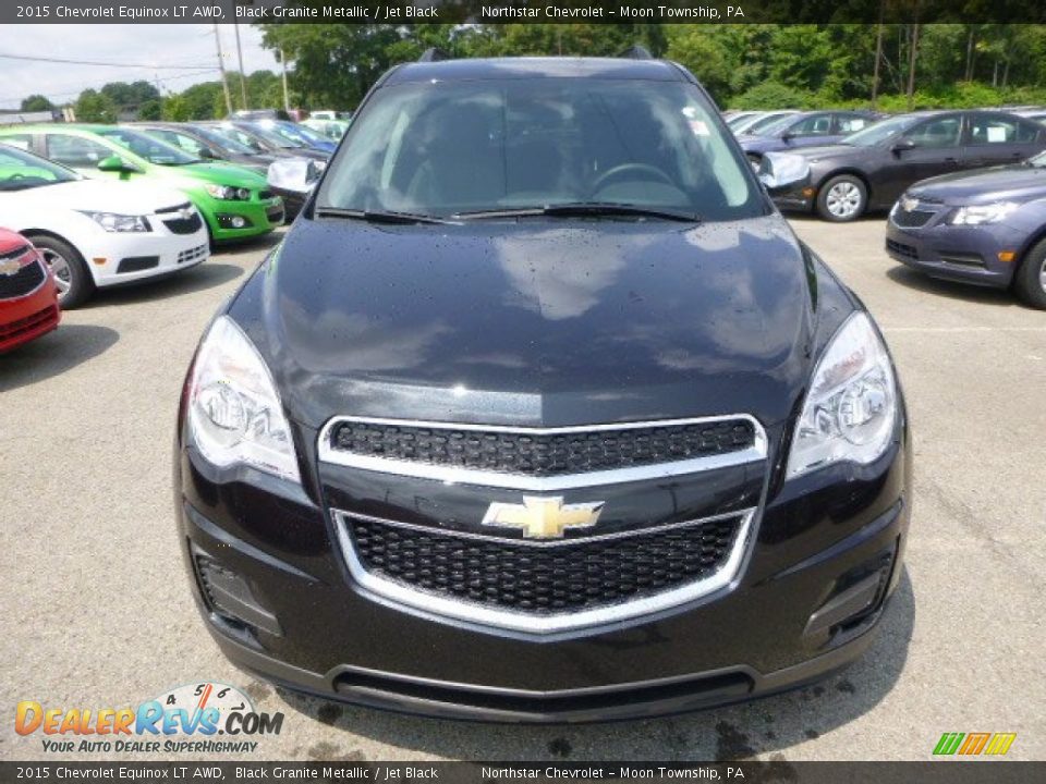 2015 Chevrolet Equinox LT AWD Black Granite Metallic / Jet Black Photo #8