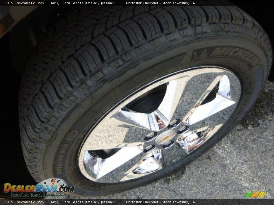 2015 Chevrolet Equinox LT AWD Black Granite Metallic / Jet Black Photo #9
