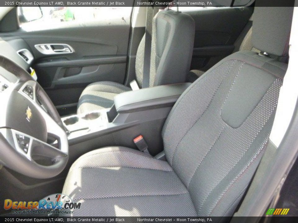 2015 Chevrolet Equinox LT AWD Black Granite Metallic / Jet Black Photo #10