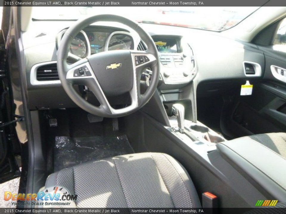 2015 Chevrolet Equinox LT AWD Black Granite Metallic / Jet Black Photo #12