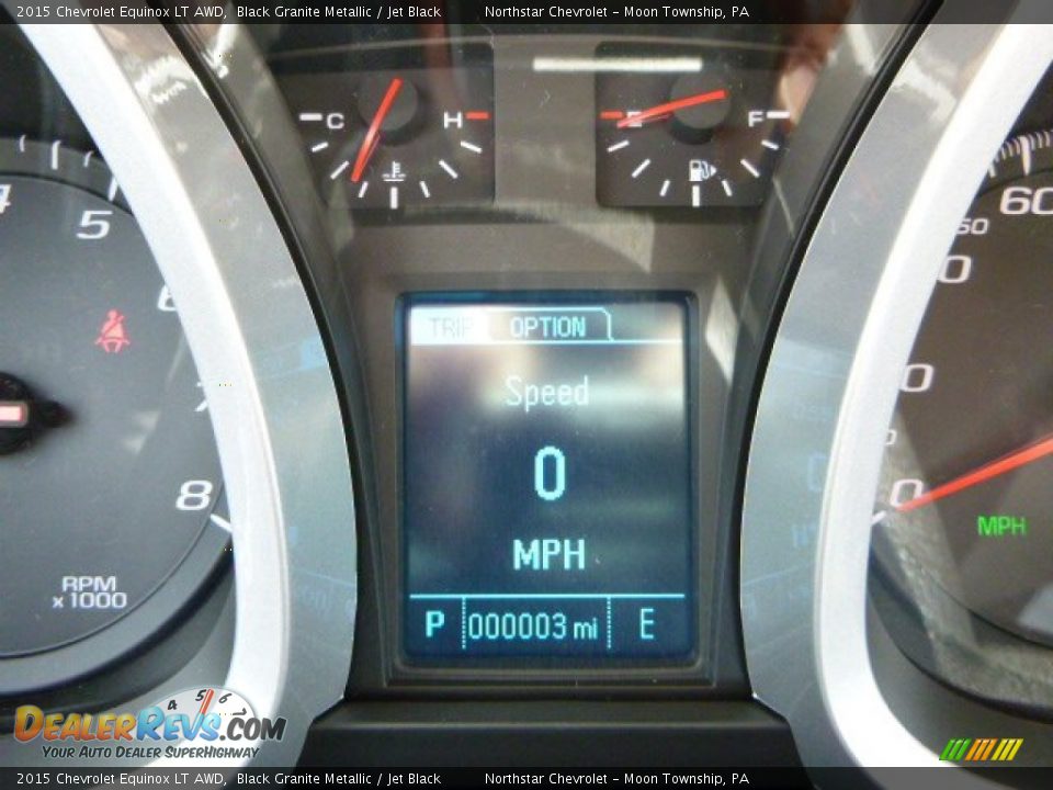 2015 Chevrolet Equinox LT AWD Black Granite Metallic / Jet Black Photo #19