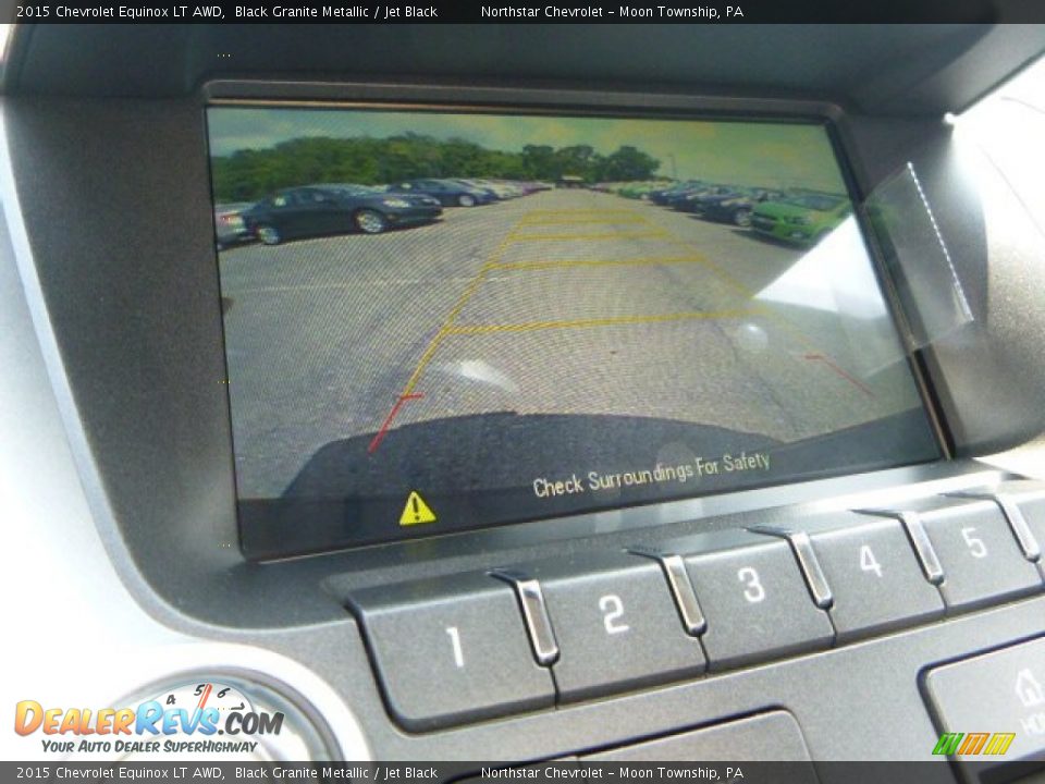 2015 Chevrolet Equinox LT AWD Black Granite Metallic / Jet Black Photo #20