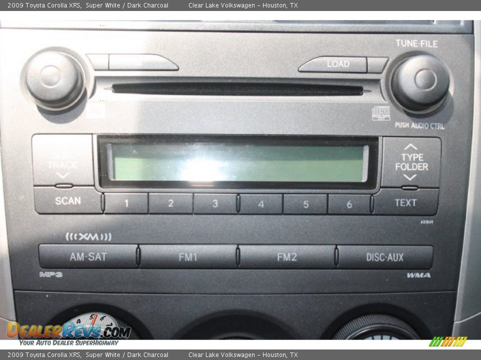 2009 Toyota Corolla XRS Super White / Dark Charcoal Photo #19