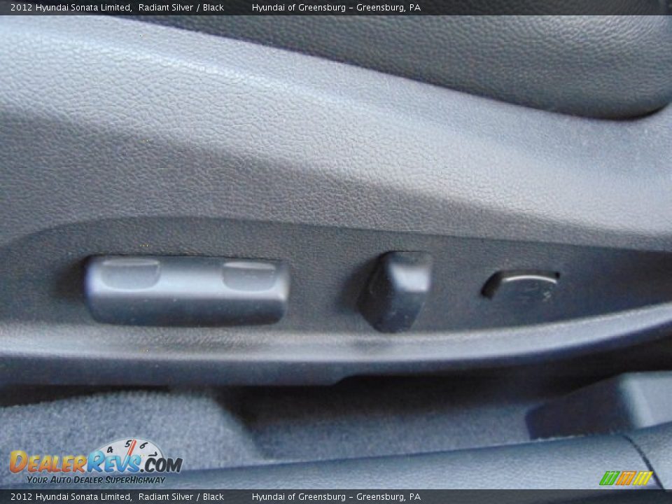 2012 Hyundai Sonata Limited Radiant Silver / Black Photo #14