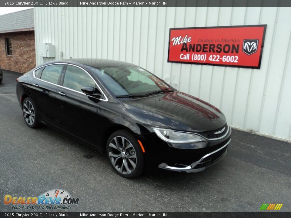 2015 Chrysler 200 C Black / Black Photo #1