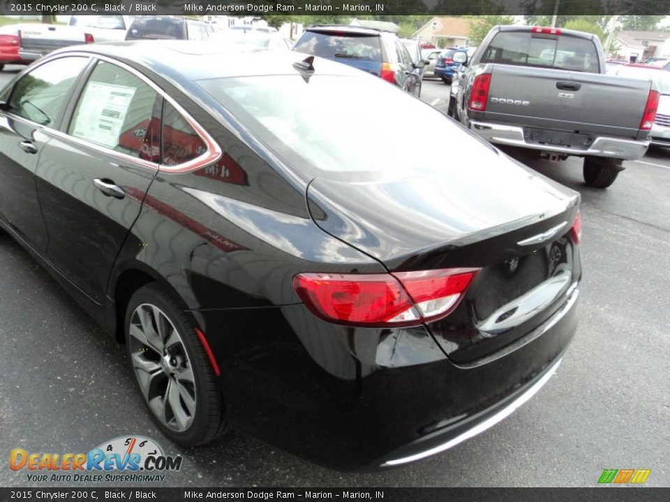 2015 Chrysler 200 C Black / Black Photo #3