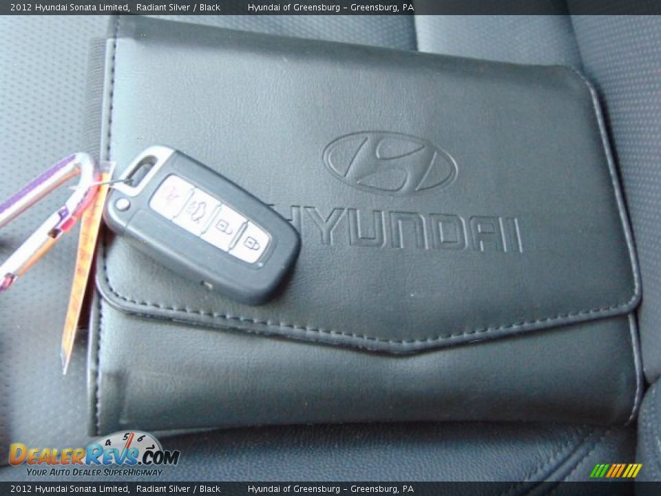2012 Hyundai Sonata Limited Radiant Silver / Black Photo #22