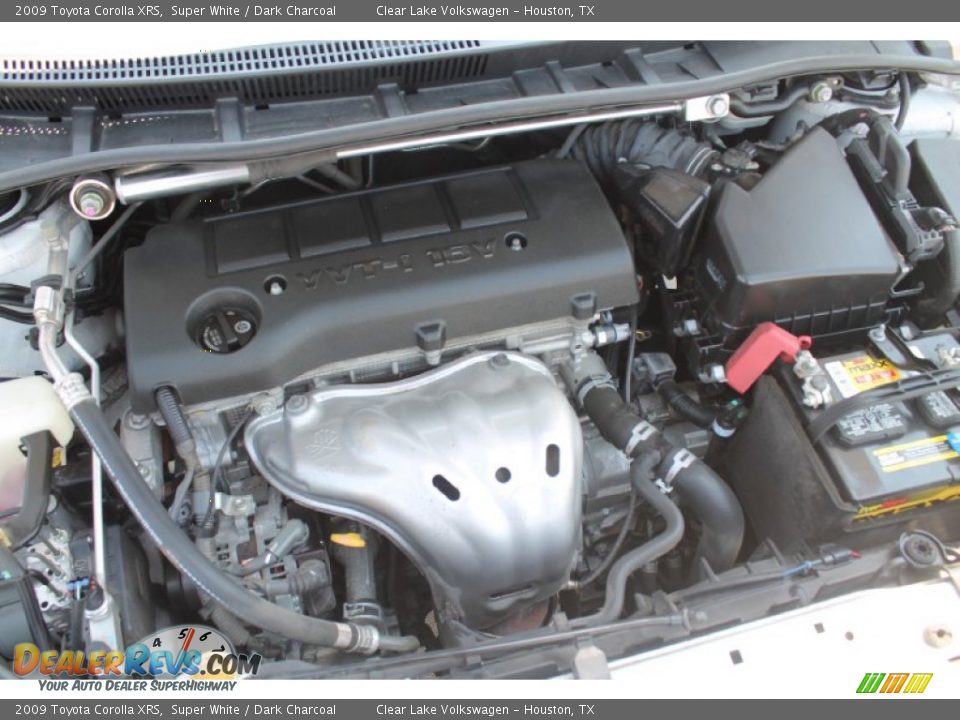 2009 Toyota Corolla XRS Super White / Dark Charcoal Photo #35