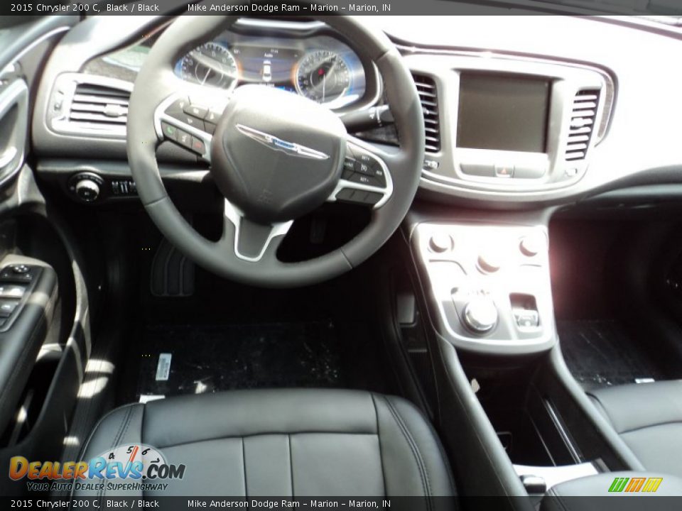 2015 Chrysler 200 C Black / Black Photo #5