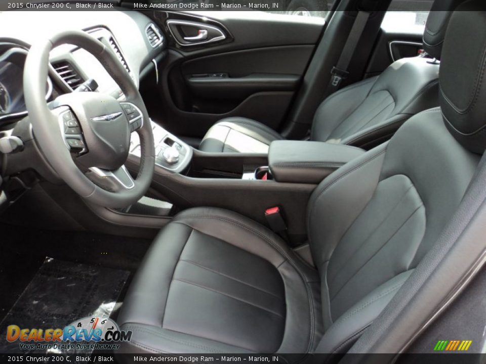 2015 Chrysler 200 C Black / Black Photo #6