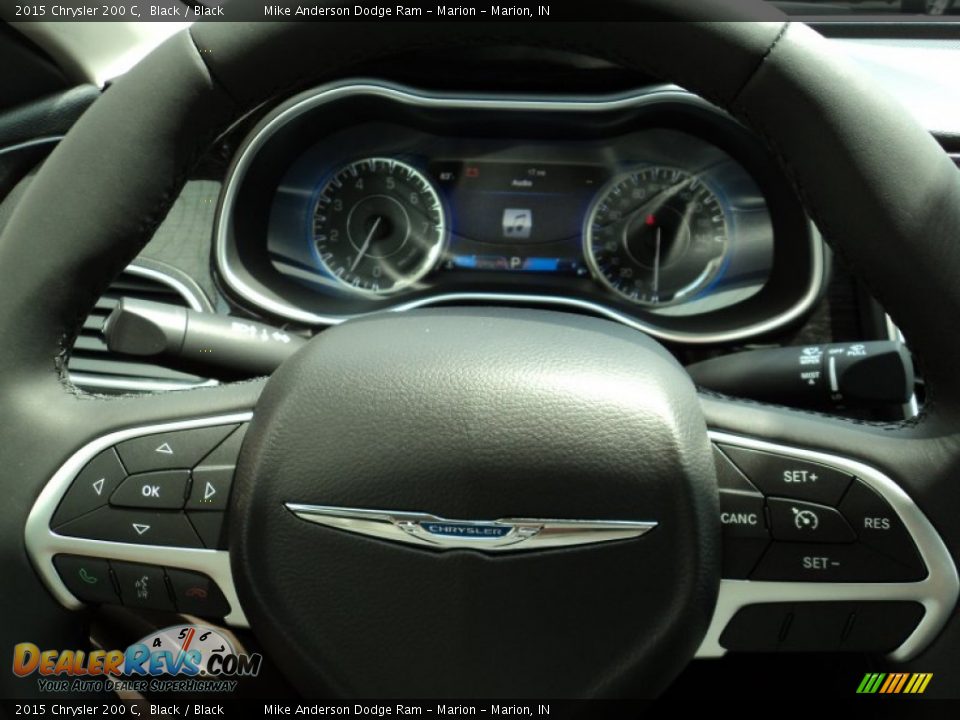 2015 Chrysler 200 C Black / Black Photo #8