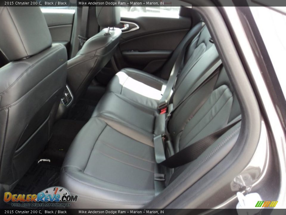 2015 Chrysler 200 C Black / Black Photo #9