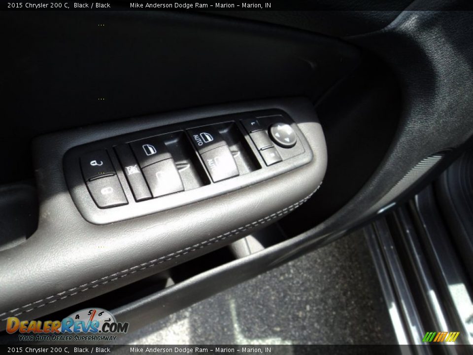2015 Chrysler 200 C Black / Black Photo #12