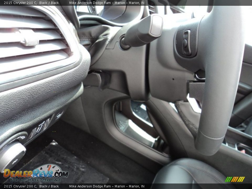 2015 Chrysler 200 C Black / Black Photo #13