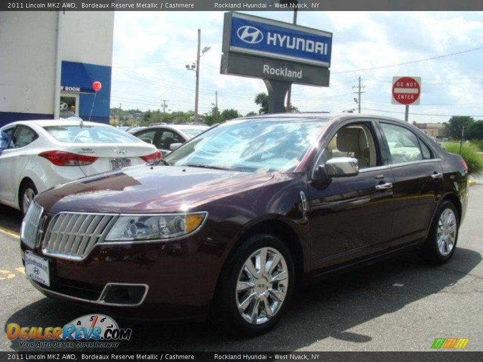 2011 Lincoln MKZ AWD Bordeaux Reserve Metallic / Cashmere Photo #1