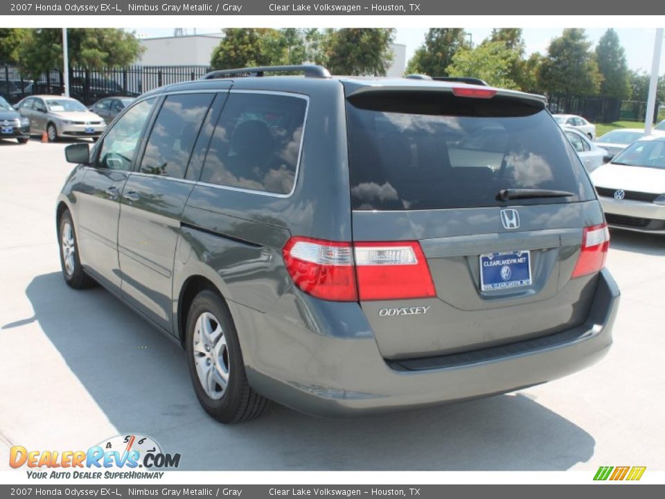 2007 Honda Odyssey EX-L Nimbus Gray Metallic / Gray Photo #12
