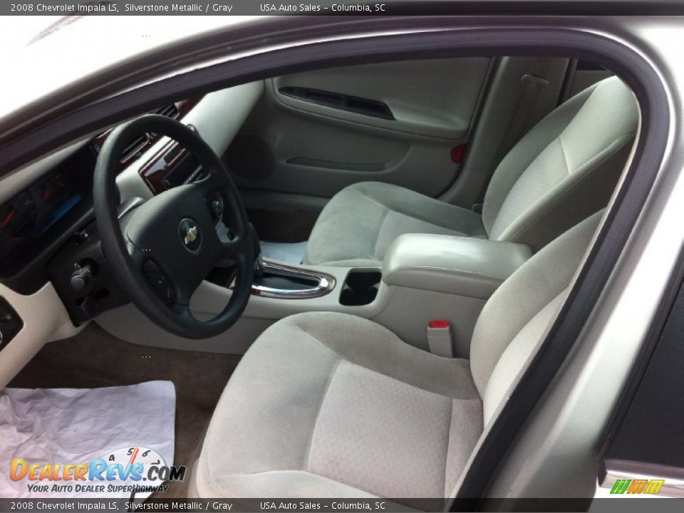 Gray Interior - 2008 Chevrolet Impala LS Photo #10