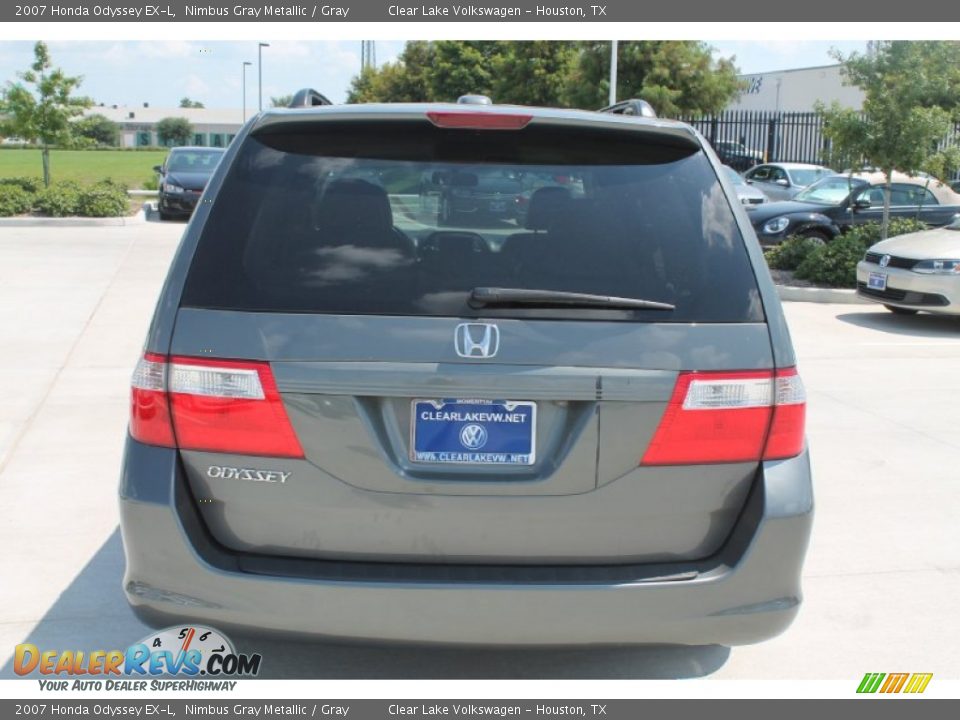 2007 Honda Odyssey EX-L Nimbus Gray Metallic / Gray Photo #13