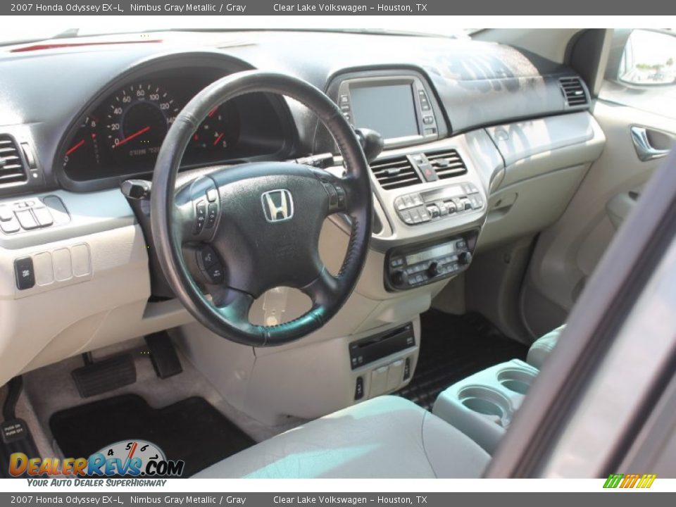 2007 Honda Odyssey EX-L Nimbus Gray Metallic / Gray Photo #19