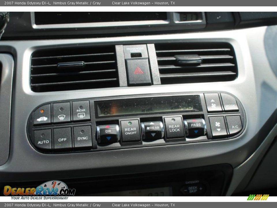 2007 Honda Odyssey EX-L Nimbus Gray Metallic / Gray Photo #24