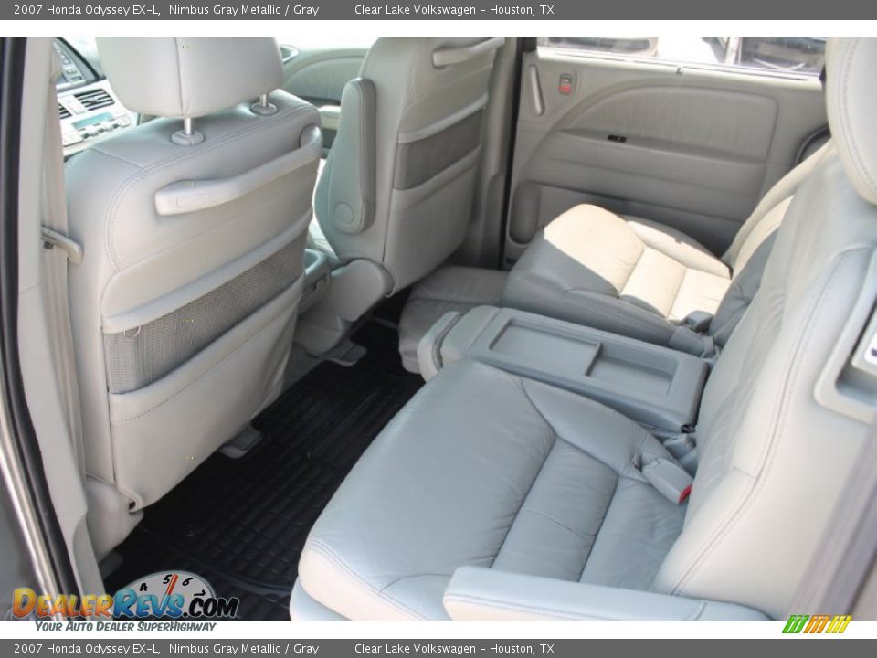 2007 Honda Odyssey EX-L Nimbus Gray Metallic / Gray Photo #35