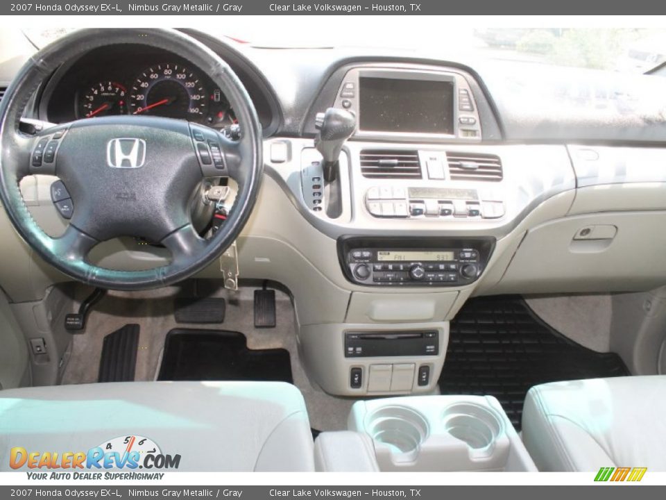 2007 Honda Odyssey EX-L Nimbus Gray Metallic / Gray Photo #36