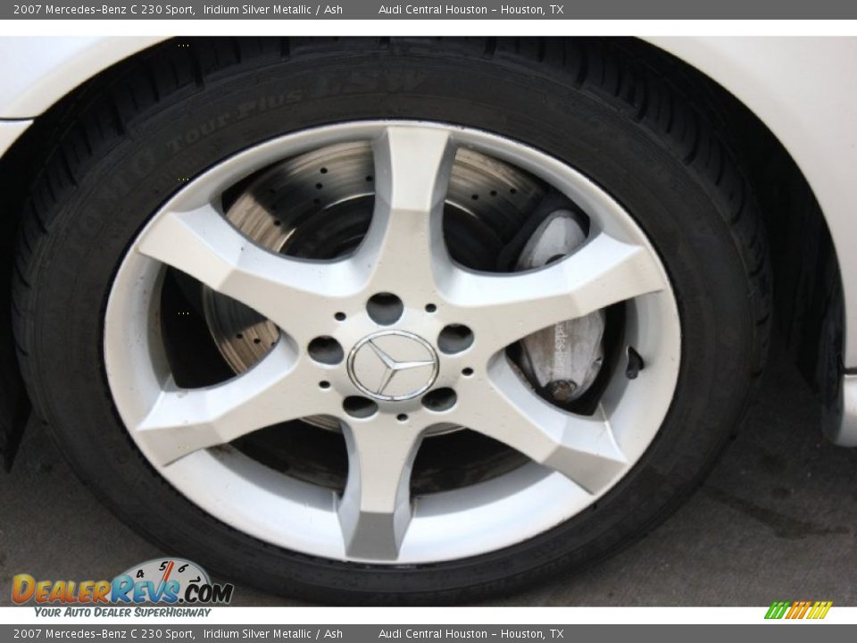 2007 Mercedes-Benz C 230 Sport Iridium Silver Metallic / Ash Photo #4