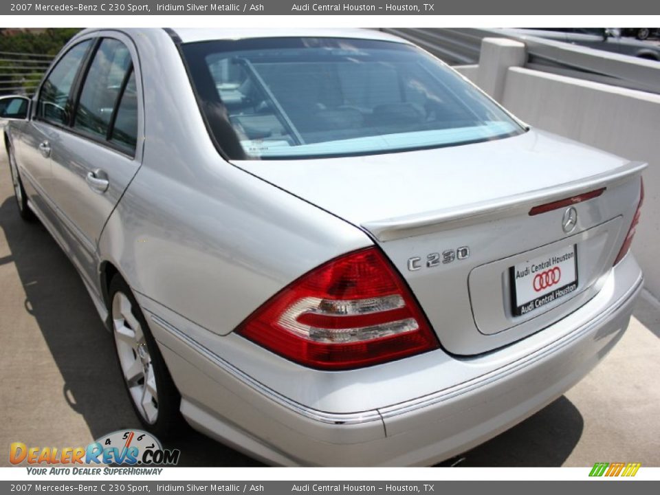 2007 Mercedes-Benz C 230 Sport Iridium Silver Metallic / Ash Photo #7