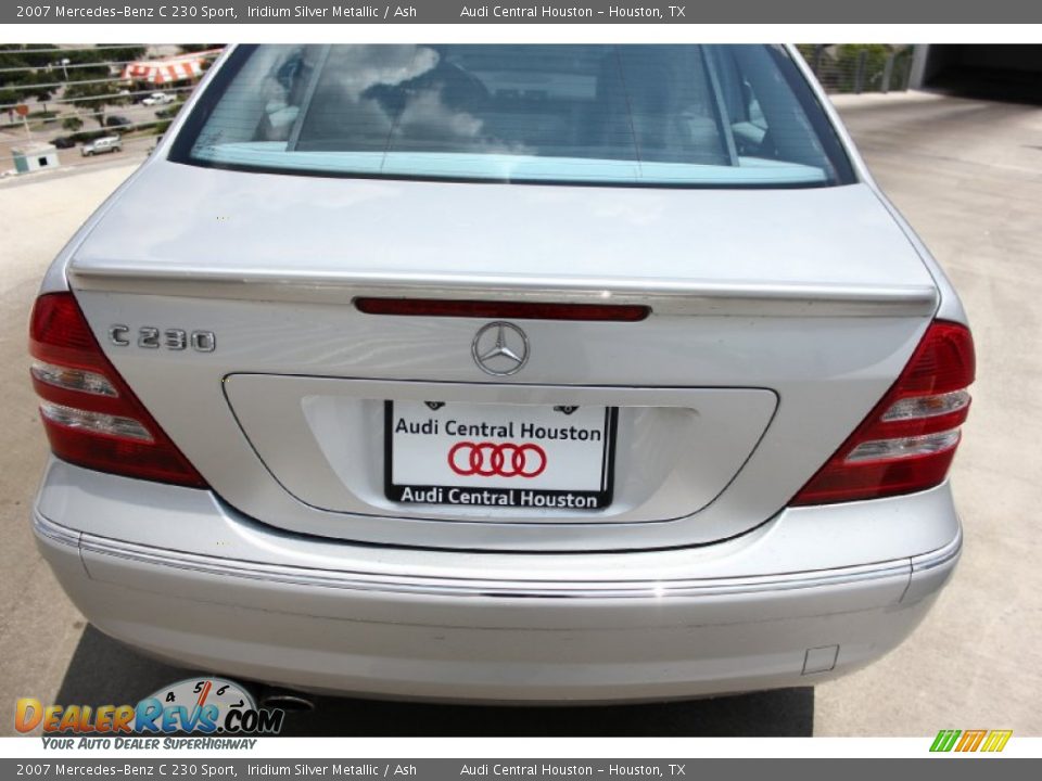 2007 Mercedes-Benz C 230 Sport Iridium Silver Metallic / Ash Photo #8