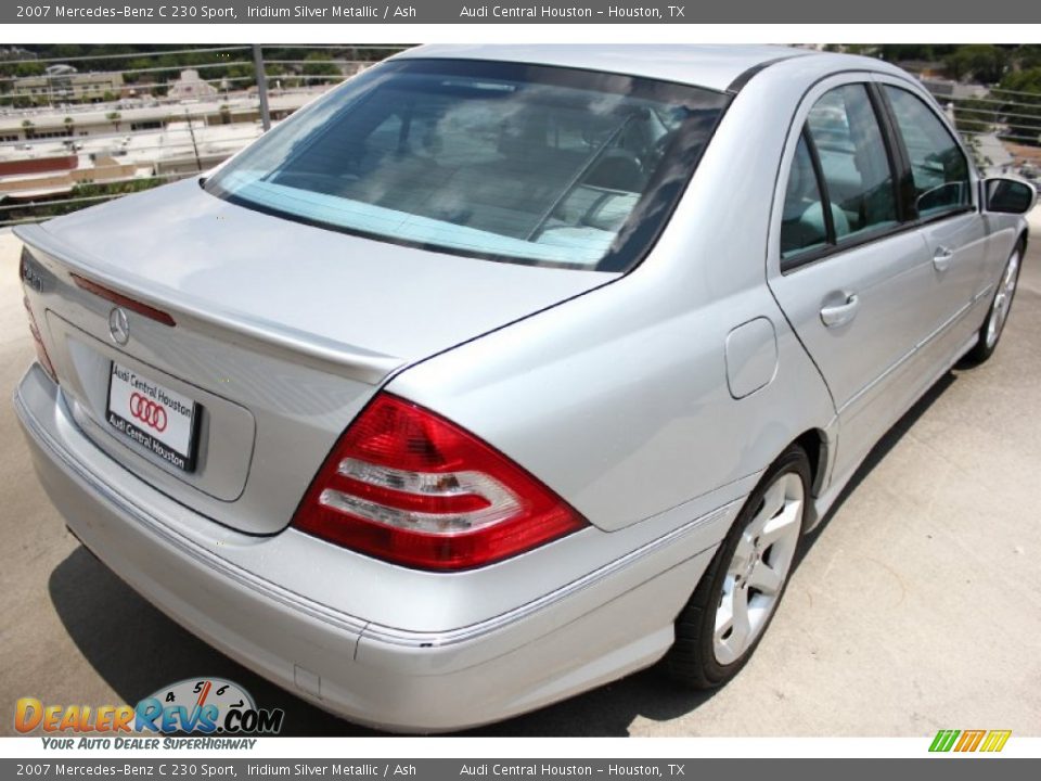 2007 Mercedes-Benz C 230 Sport Iridium Silver Metallic / Ash Photo #9
