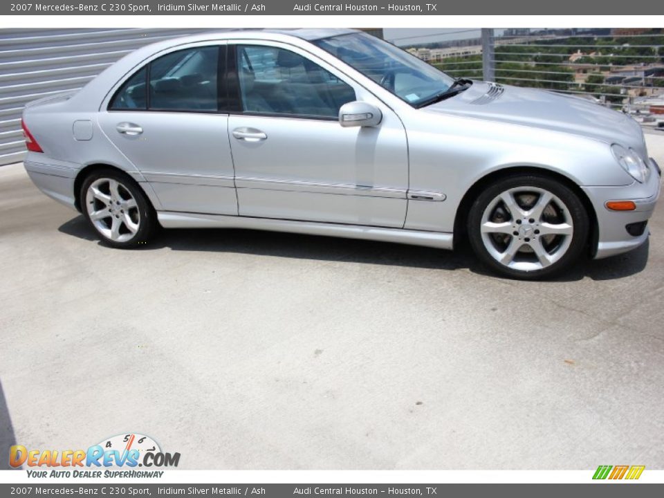 2007 Mercedes-Benz C 230 Sport Iridium Silver Metallic / Ash Photo #10