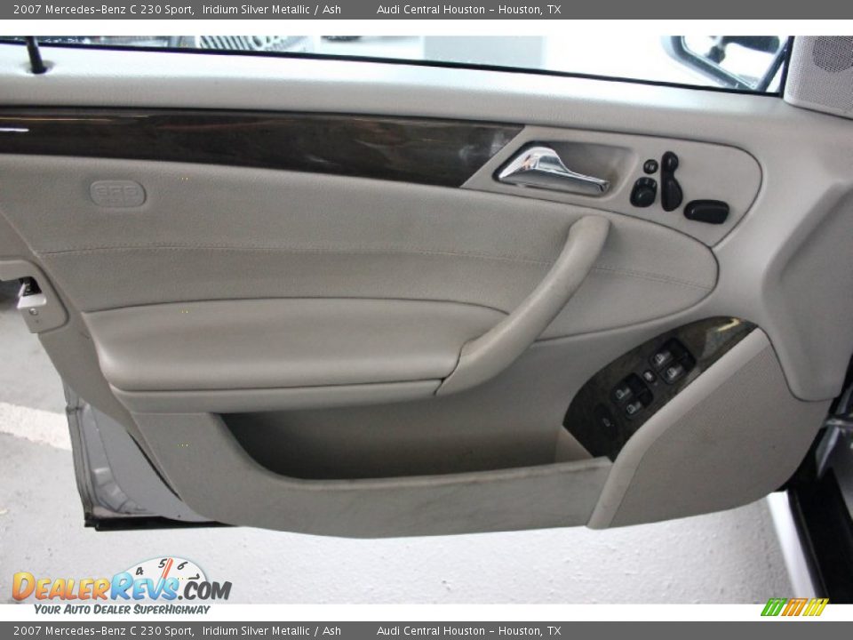 2007 Mercedes-Benz C 230 Sport Iridium Silver Metallic / Ash Photo #11
