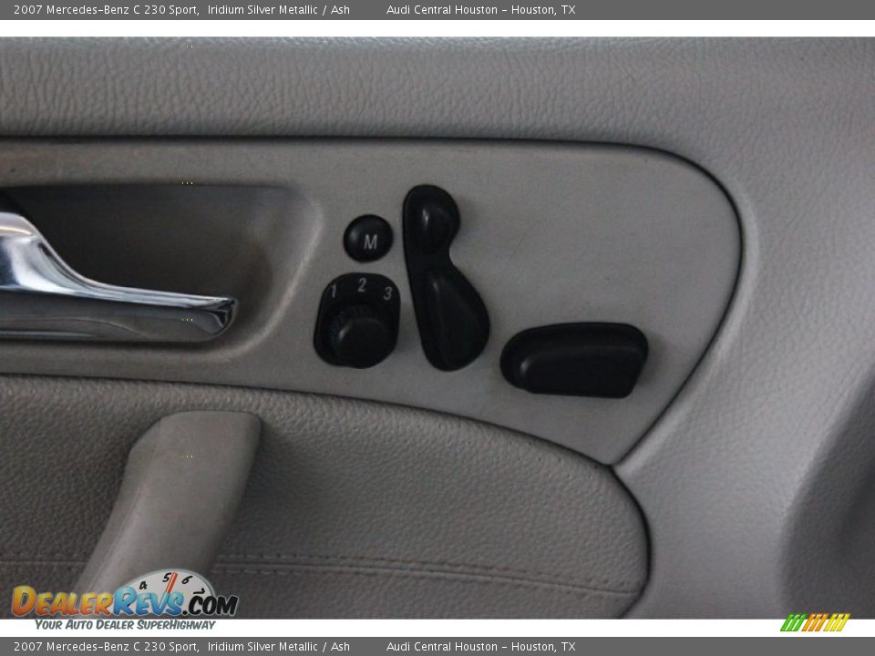 2007 Mercedes-Benz C 230 Sport Iridium Silver Metallic / Ash Photo #12