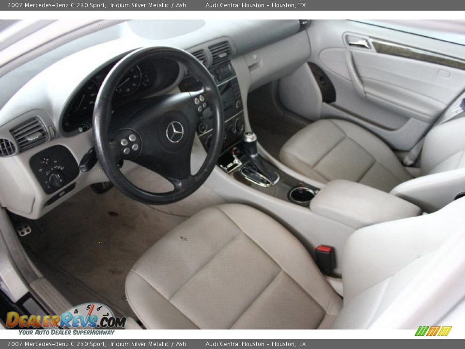 2007 Mercedes-Benz C 230 Sport Iridium Silver Metallic / Ash Photo #13