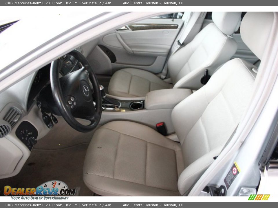2007 Mercedes-Benz C 230 Sport Iridium Silver Metallic / Ash Photo #14