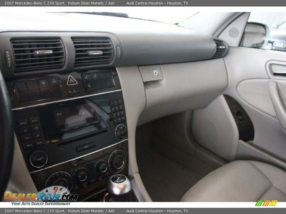 2007 Mercedes-Benz C 230 Sport Iridium Silver Metallic / Ash Photo #15