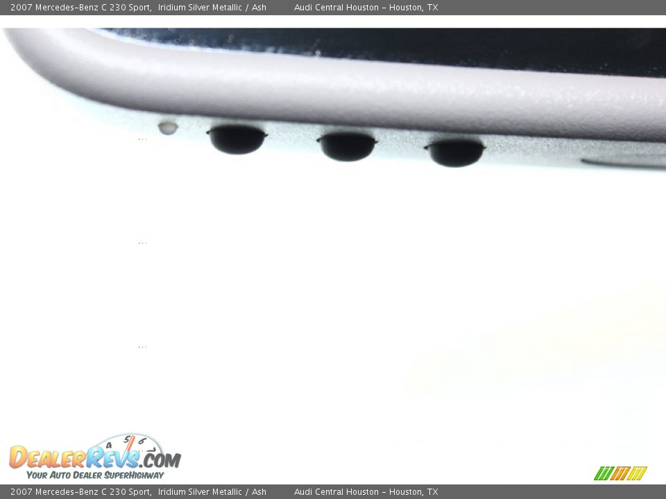2007 Mercedes-Benz C 230 Sport Iridium Silver Metallic / Ash Photo #20