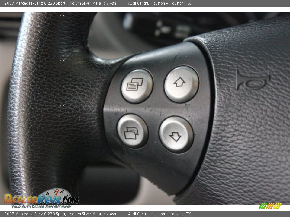 2007 Mercedes-Benz C 230 Sport Iridium Silver Metallic / Ash Photo #21