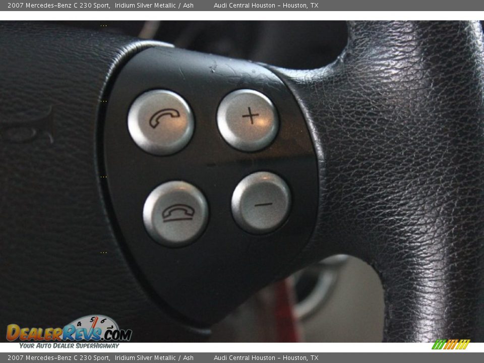 2007 Mercedes-Benz C 230 Sport Iridium Silver Metallic / Ash Photo #22