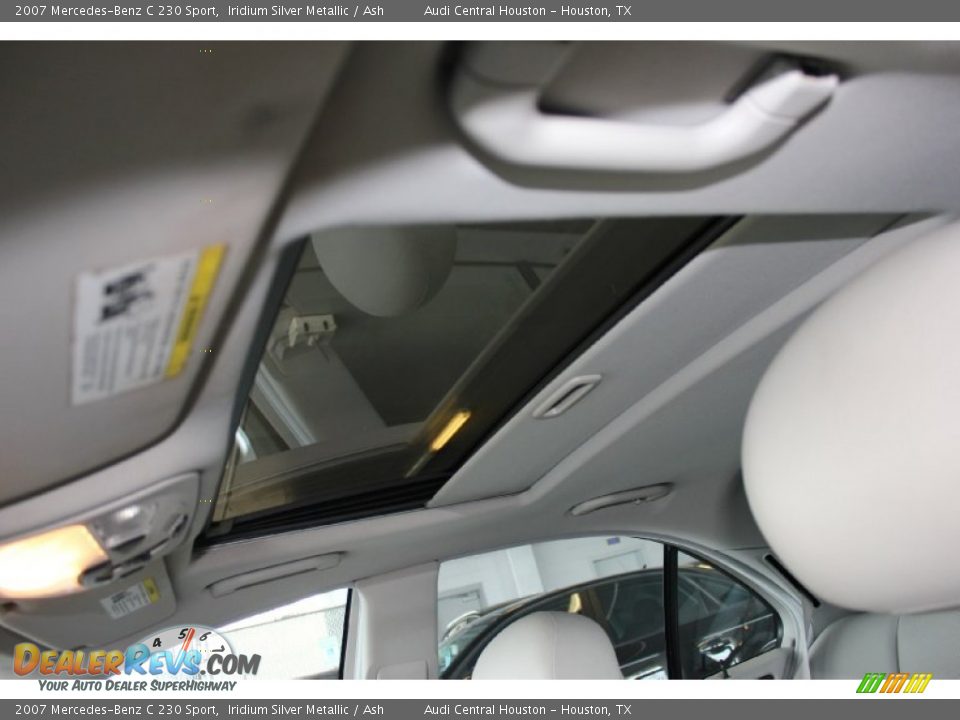 2007 Mercedes-Benz C 230 Sport Iridium Silver Metallic / Ash Photo #24