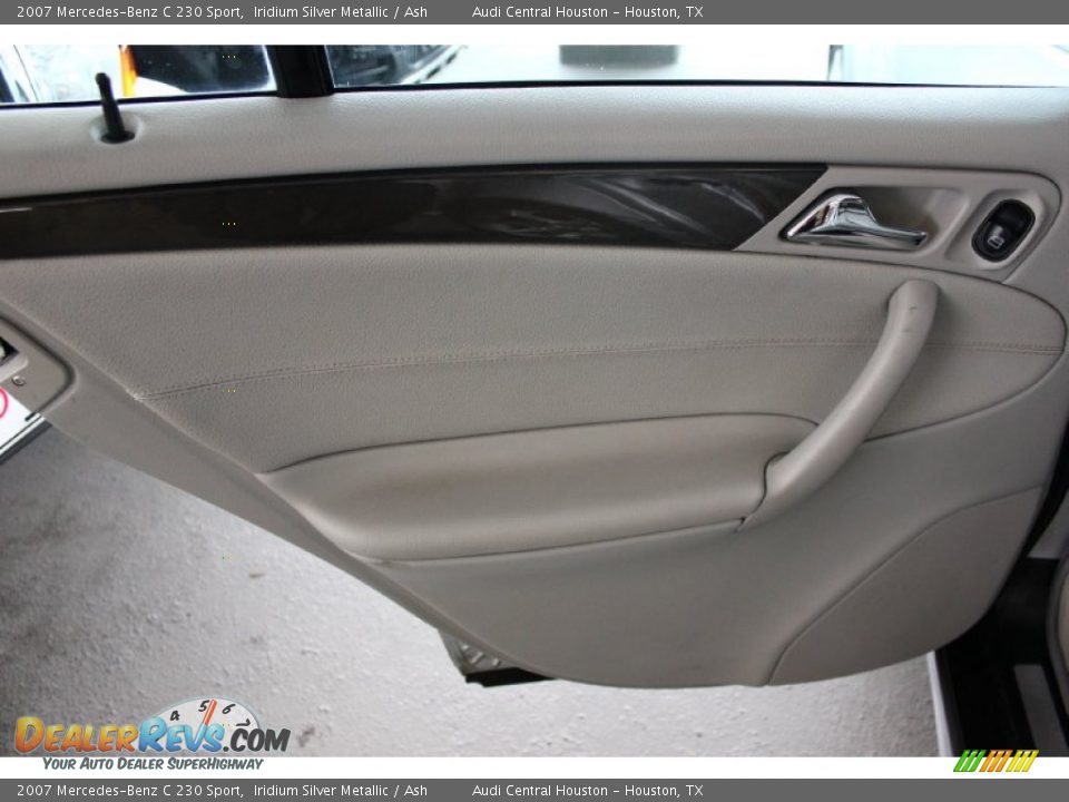 2007 Mercedes-Benz C 230 Sport Iridium Silver Metallic / Ash Photo #25