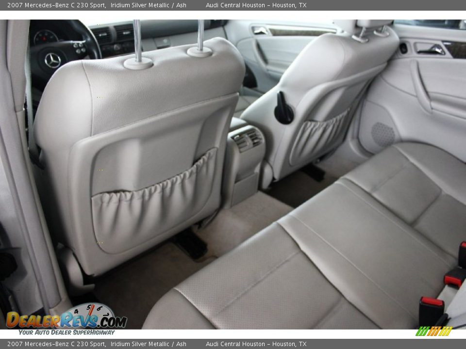 2007 Mercedes-Benz C 230 Sport Iridium Silver Metallic / Ash Photo #26