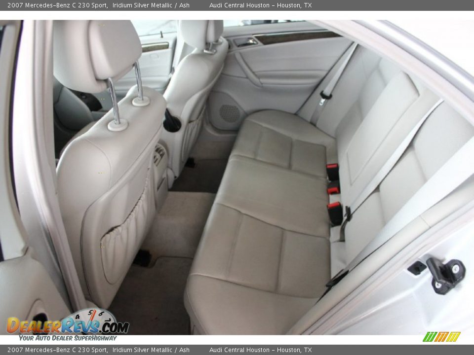 2007 Mercedes-Benz C 230 Sport Iridium Silver Metallic / Ash Photo #27