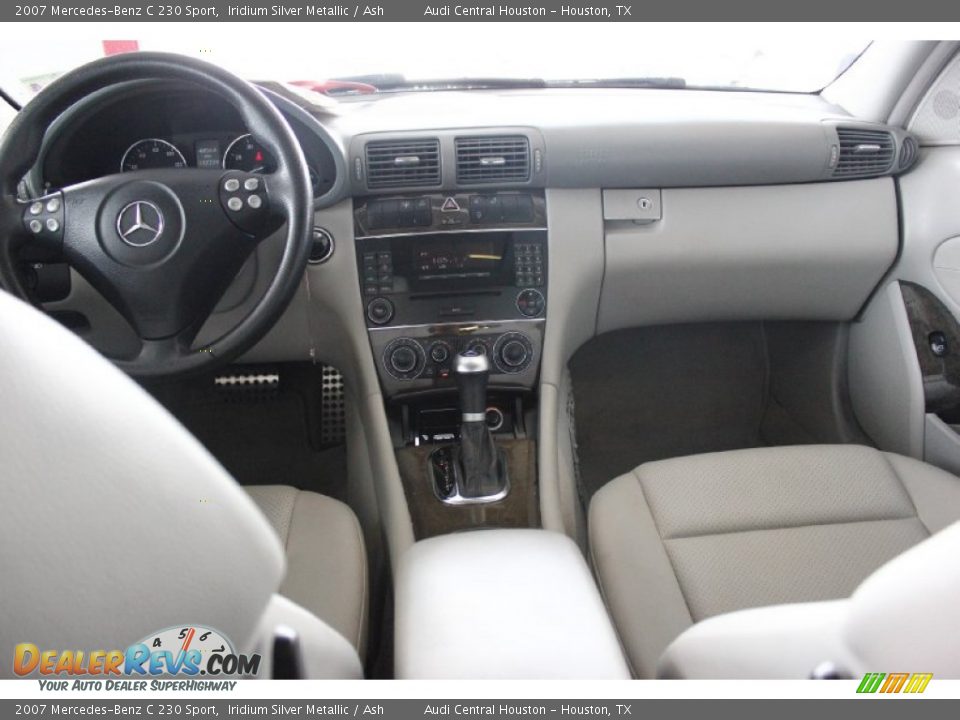 2007 Mercedes-Benz C 230 Sport Iridium Silver Metallic / Ash Photo #28