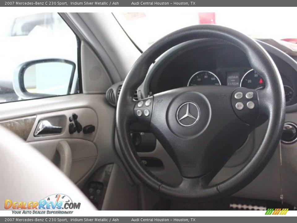 2007 Mercedes-Benz C 230 Sport Iridium Silver Metallic / Ash Photo #29