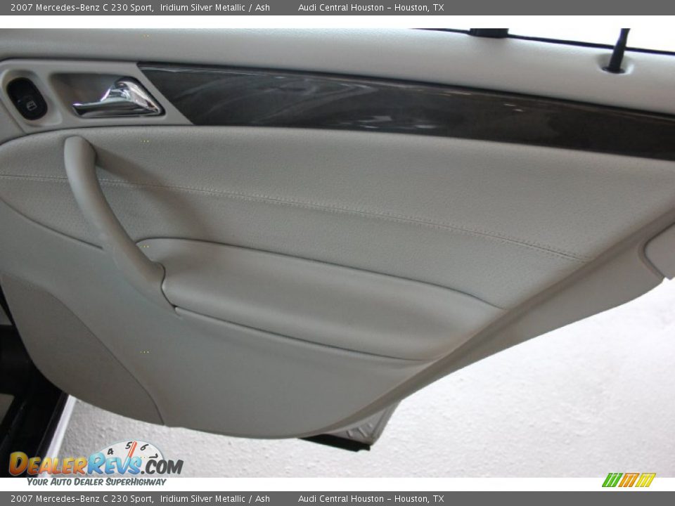 2007 Mercedes-Benz C 230 Sport Iridium Silver Metallic / Ash Photo #32
