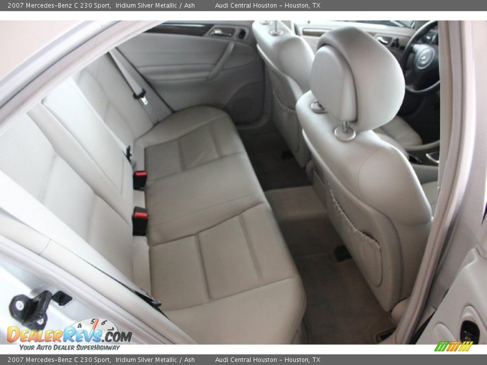 2007 Mercedes-Benz C 230 Sport Iridium Silver Metallic / Ash Photo #34