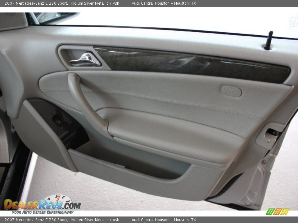 2007 Mercedes-Benz C 230 Sport Iridium Silver Metallic / Ash Photo #35