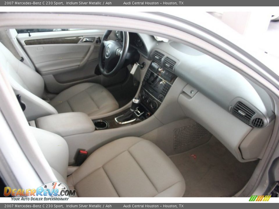 2007 Mercedes-Benz C 230 Sport Iridium Silver Metallic / Ash Photo #36